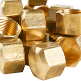 LTWFITTING 1/2 inch Brass Compression Cap Stop Valve Cap,Brass Compression Fitting(Pack of 60)
