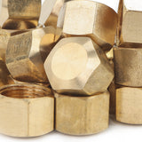 LTWFITTING 1/2 inch Brass Compression Cap Stop Valve Cap,Brass Compression Fitting(Pack of 500)