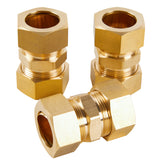 LTWFITTING 7/8 inch OD Compression Union,Brass Compression Fitting(Pack of 3)