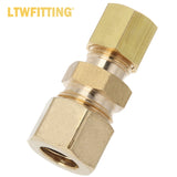 LTWFITTING Assortment Kit Brass 3/16 inch to 3/8 inch OD Compression Reducing Union Set (Pack of 20)