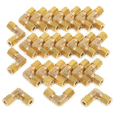 LTWFITTING 3/16-Inch OD 90 Degree Compression Union Elbow,Brass Compression Fitting (Pack of 25)