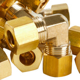 LTWFITTING 5/16 inch OD 90 Degree Compression Union Elbow,Brass Compression Fitting(Pack of 200)