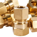 LTWFITTING Brass 5/16-Inch OD x 1/4-Inch Female NPT Compression Connector Fitting(Pack of 300)