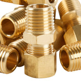 LTWFITTING Brass 5/16-Inch OD x 1/4-Inch Male NPT Compression Connector Fitting(Pack of 300)