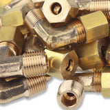 LTWFITTING 3/16-Inch OD x 1/8-Inch Male NPT 90 Degree Compression Elbow,Brass Compression Fitting (Pack of 300)