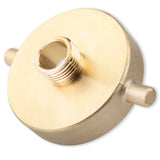 LTWFITTING Brass Fire Hydrant Adapter 2-1/2 inch NST (NH) Female x 3/4 inch GHT Male (Pack of 1)