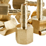 LTWFITTING Lead Free Brass Fitting Coupler/Adapter 3/16 Inch Hose Barb x 1/8 Inch Female NPT Fuel Gas Water (Pack of 900)