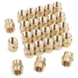 LTWFITTING Lead Free Brass Pipe Fitting 3/8 Inch Female NPT Coupling Water (Pack of 25)