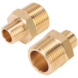 LTWFITTING Brass Pipe Hex Reducing Nipple Fitting 3/4