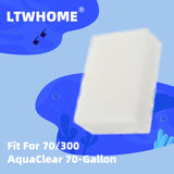 LTWHOME Foam Filter Pads Fit for Aqua Clear 70/300 AquaClear 70-Gallon 30 PPI(Pack of 12)