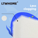 LTWHOME Foam Filter Pads Fit for Aqua Clear 70/300 AquaClear 70-Gallon 30 PPI(Pack of 12)