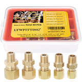 LTWFITTING Assortment Kit Tube OD (1/8