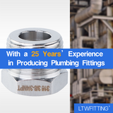 LTWFITTING Bar Production Stainless Steel 316 Pipe Hex Bushing Reducer Fittings 3/4 Inch Male x 3/8 Inch Female NPT Fuel Water Boat (Pack of 5)