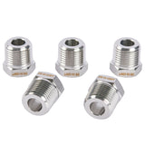 LTWFITTING Class 3000 Stainless Steel 316 Pipe Hex Bushing Reducer Fittings 1/2 Inch Male x 1/4 Inch Female NPT (Pack of 5)