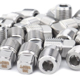 LTWFITTING Stainless Steel 316 Pipe Square Head Plug Fittings 1/8-Inch Male NPT Air Fuel Water Boat(Pack of 500)