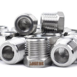LTWFITTING Stainless Steel 316 Pipe Hex Head Plug Fittings 3/8-Inch Male NPT Air Fuel Water Boat (Pack of 50)