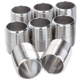 LTWFITTING Stainless Steel 316 Pipe 1-1/2 Inch Long Nipple Fitting 1 Inch Male NPT (Pack of 20)