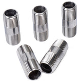 LTWFITTING Stainless Steel 316 Pipe 2 Inch Long Nipple Fitting 1/2 Inch Male NPT (Pack of 5)