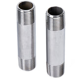 LTWFITTING Stainless Steel 316 Pipe 3-1/2 Inch Long Nipple Fitting 1/2 Inch Male NPT (Pack of 2)
