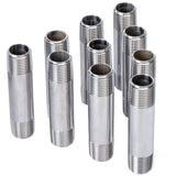 LTWFITTING Stainless Steel 316 Pipe 3-1/2 Inch Long Nipple Fitting 1/2 Inch Male NPT (Pack of 10)