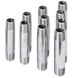 LTWFITTING Stainless Steel 316 Pipe 4 Inch Long Nipples Fitting 1/2 Inch Male NPT (Pack of 10)