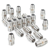 LTWFITTING Stainless Steel 316 Pipe Hex Nipple Fitting 1/4 Inch Male NPT Air Fuel Water (Pack of 5)