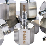 LTWFITTING Bar Production Stainless Steel 316 Barb Fitting Coupler 1/8 Inch Hose ID x 1/4 Inch Female NPT Air Fuel Water (Pack of 700)