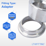 LTWFITTING 1/4-Inch Stainless Steel 316 Compression Sleeves Ferrels, STAINLESS STEEL 316 COMPRESSION FITTING (Pack of 1000)