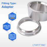 LTWFITTING 1/2-Inch Stainless Steel 316 Compression Sleeves Ferrels, STAINLESS STEEL 316 COMPRESSION FITTING (Pack of 1000)