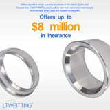 LTWFITTING 1/2-Inch Stainless Steel 316 Compression Sleeves Ferrels, STAINLESS STEEL 316 COMPRESSION FITTING (Pack of 250)
