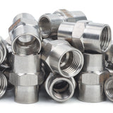 LTWFITTING Bar Production Stainless Steel 316 Pipe Fitting 1/4 Inch x 1/8 Inch Female NPT Reducing Coupling Water Boat (Pack of 600)