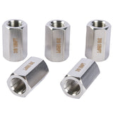 LTWFITTING Class 3000 Stainless Steel 316 Pipe Fitting 1/8 Inch Female NPT Coupling Water Boat (Pack of 5)