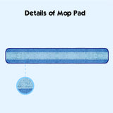 LTWHOME 36 Inch Microfiber Wet or Dry Mop Refill Pads for Hardwood Floor Commercial Supplies (Pack of 6)