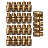 LTWFITTING Brass Pipe Hex Head Plug Fittings 3/8-Inch Male NPT Air Fuel Water Boat(Pack of 50)
