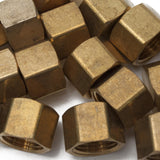 LTWFITTING Brass Pipe Cap Fittings 1/2-Inch NPT Air Fuel Water Boat(Pack of 200)