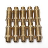 LTWFITTING Brass Pipe Hex Reducing Nipple Fitting 3/4-Inch x 3/8-Inch Male NPT(Pack of 20)