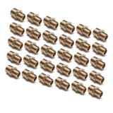 LTWFITTING Brass Pipe Hex Reducing Nipple Fitting 1/2-Inch x 3/8-Inch Male NPT(Pack of 30)