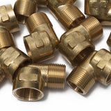 LTWFITTING Brass Pipe 90 Deg 3/4-Inch NPT Street Elbow Forged Fitting Fuel Air Boat(Pack of 70)