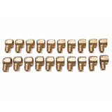 LTWFITTING Brass Pipe 90 Deg 1/4-Inch NPT Street Elbow Forged Fitting Fuel Air Boat(Pack of 20)