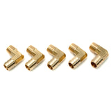 LTWFITTING 90 Degree Elbow Brass Barb Fitting 5/8¡± ID Hose x 3/8-Inch Male NPT Fuel Boat Water(Pack of 5)