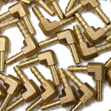 LTWFITTING 90 Deg Elbow Brass Barb Fitting 3/16-Inch x3/16 Hose ID Air/Water/Fuel/Oil/Inert Gases (Pack of 800)