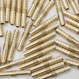 LTWFITTING Brass Barb Splicer Mender 1/4-Inch Hose ID Fitting Air Water Fuel Hose Joiner(Pack of 1000)