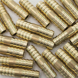 LTWFITTING Brass Barb Splicer Mender 3/8-Inch ID Hose Fitting Air Water Fuel Boat(Pack of 500)