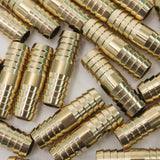 LTWFITTING Brass Barb Splicer Mender 1/2-Inch ID Hose Fitting Air Water Fuel Hose Joiner(Pack of 300)