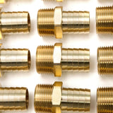 LTWFITTING Brass Fitting Connector 1-Inch Hose Barb x 1-Inch NPT Male Fuel Water(Pack of 30)