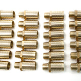 LTWFITTING Brass Fitting Connector 1-Inch Hose Barb x 1/2-Inch NPT Male Fuel Gas Water(Pack of 100)