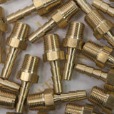 LTWFITTING Brass Barb Fitting Coupler 3/16-Inch Hose ID x 1/8-Inch Male NPT Fuel Gas Water(Pack of 500)