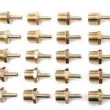 LTWFITTING Brass Barb Fitting Coupler/Connector 1/4-Inch Hose ID x 1/2-Inch Male NPT Fuel(Pack of 30)