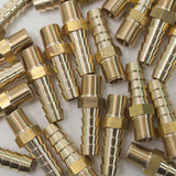 LTWFITTING Brass Fitting Coupler 5/16-Inch Hose Barb x 1/8-Inch Male NPT Fuel Gas Water(Pack of 500)