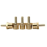 LTWFITTING Brass Barb Fitting Coupler/Connector 5/16-Inch Hose ID x 1/2-Inch Male NPT Fuel(Pack of 5)